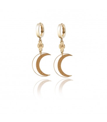 Sterling silver moon earrings YA 925