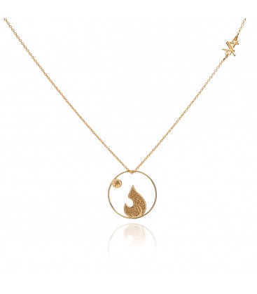 Element fire necklace YA 925