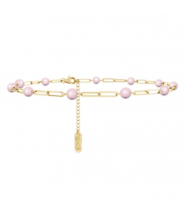 Pearls bracelet charms base YA 925