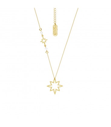 Star Necklace with pearls YA 925