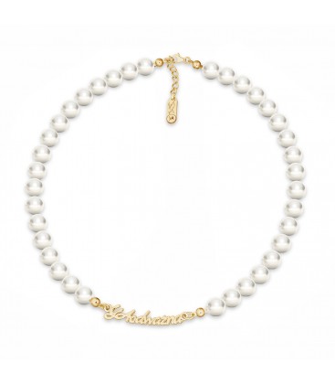 Compass pearls choker YA 925