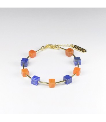 Cube & tube bracelet, YA 925