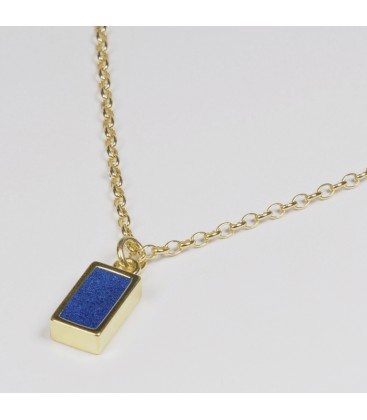 Necklace resin pendant, YA 925
