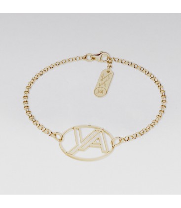 Bracelet with YA pendants