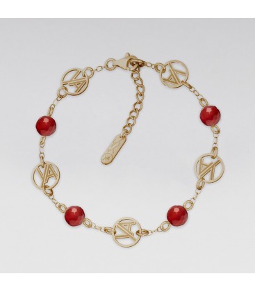 Natural stones bracelet YA pendants, YA 925